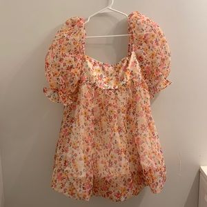 very poofy short dress